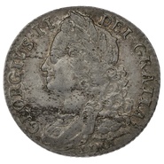 1745 George II Silver Shilling LIMA