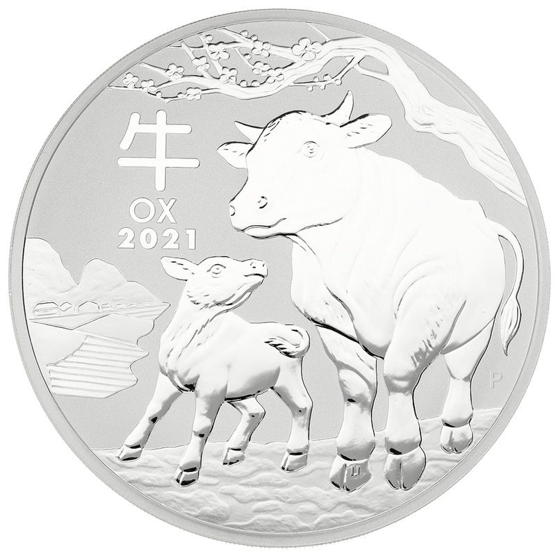 2021 1 Kilo Australian Lunar Year of the Ox Silver Coin