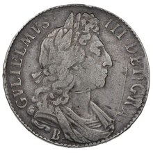 1696 B William III Halfcrown