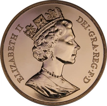 1987 Gold £5 Coin Brilliant Uncirculated