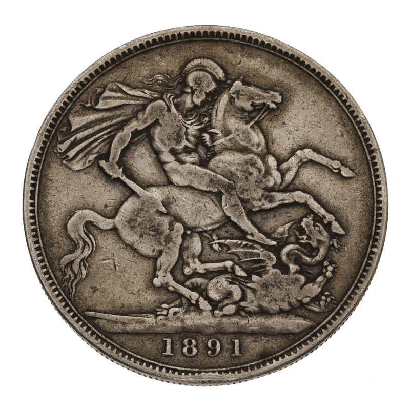 1891 Victoria Silver Crown