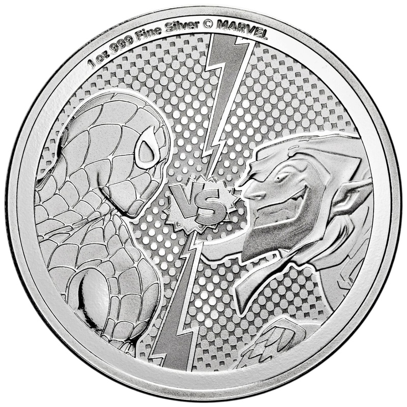 2024 Spider-Man vs Green Goblin 1oz Silver Coin