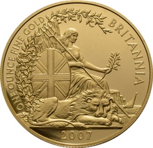 2007 Proof Gold Britannia 4 Coin Set Boxed