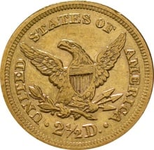 American Gold Quarter Eagle $2.50 Liberty Head
