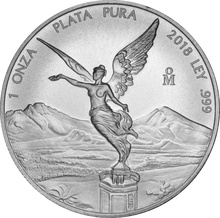2018 Mexican Libertad Silver Coin 1oz