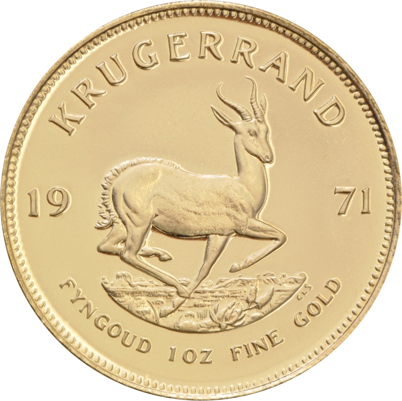1971 Proof Krugerrand Gold Coin 1oz