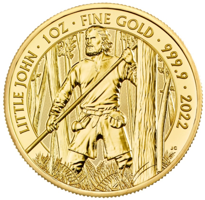 2022 Little John Gold Coin Myths & Legends 1oz