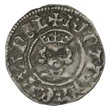 1377-1399 Silver Half Penny Coin Richard II