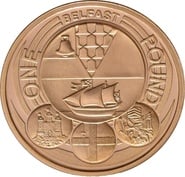2010 Proof Gold £1 Pound Coin Belfast