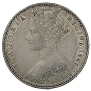 1849 Florin Silver Coin Queen Victoria Godless