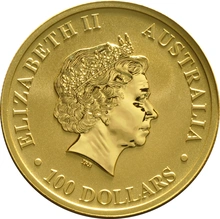2012 Australian Kangaroo Gold Nugget Coin 1oz