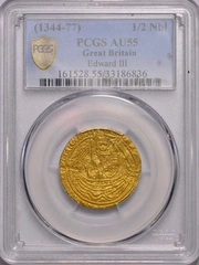 Gold Half Noble Coin Edward III