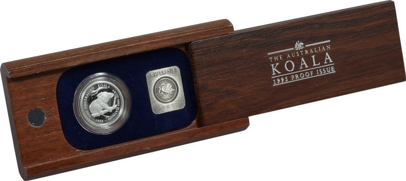 1995 1/2oz Proof Platinum Australian Koala Boxed