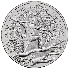 2023 Robin Hood Platinum Coin Myths & Legends 1oz