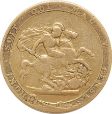 1820 Gold Sovereign Coin George III Fine