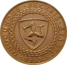 1965 Isle of Man £5 Gold Coin 22ct Bicentenary of the Revestment Act