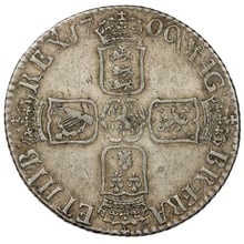 1700 Silver Shilling Coin William III