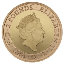 2018 Proof £2 Gold Coin RAF Centenary F-35 Lightning II Boxed