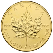 2009 1oz Canadian Maple Gold Coin