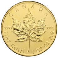 2009 Canadian Maple Leaf Gold Coin 1oz