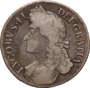 1687 Silver Crown Coin James II