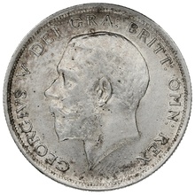 1917 Silver Half Crown Coin George V