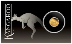 2025 0.5g Australian Mini Roo Proof Gold Coin