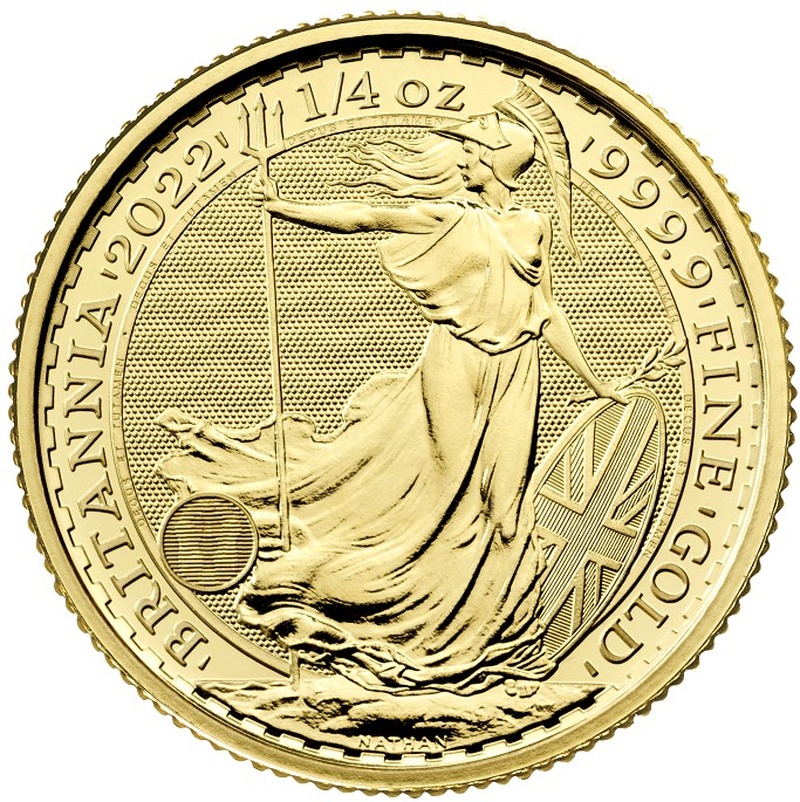2022 1/4oz Gold Britannia Coin