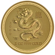 2oz Perth Mint Gold Lunar Coins