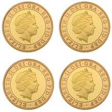 2002 Proof £2 Gold 4 Coin Set Commonwealth Games Collection Boxed