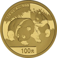 2008 1/4oz Chinese Panda Gold Coin