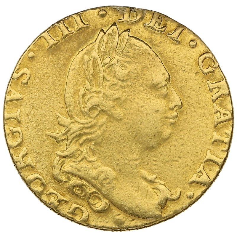 1777 Gold Half Guinea Coin George II