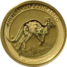 2017 1/10oz Australian Kangaroo Gold Nugget Coin
