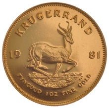 1981 Krugerrand Gold Coin 1oz - From £3,699 | BullionByPost