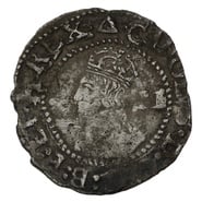 1639-1640 Charles I Silver Half Groat Twopence mm Triangle