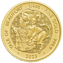 2023 Yale of Beaufort Gold Coin Tudor Beasts 1/4oz