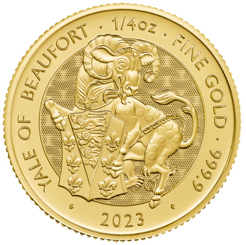 2023 Yale of Beaufort Gold Coin Tudor Beasts 1/4oz