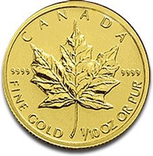 2012 1/10oz Canadian Maple Leaf Gold Coin