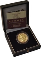 2006 Proof £2 Gold Coin Brunel The Man Boxed