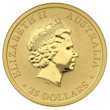2011 1/4oz Australian Kangaroo Gold Nugget Coin