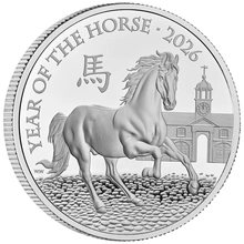 2026 Royal Mint 1oz Year of the Horse Proof Silver Coin Boxed