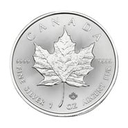 2021 1oz Canadian Maple Silver Coin