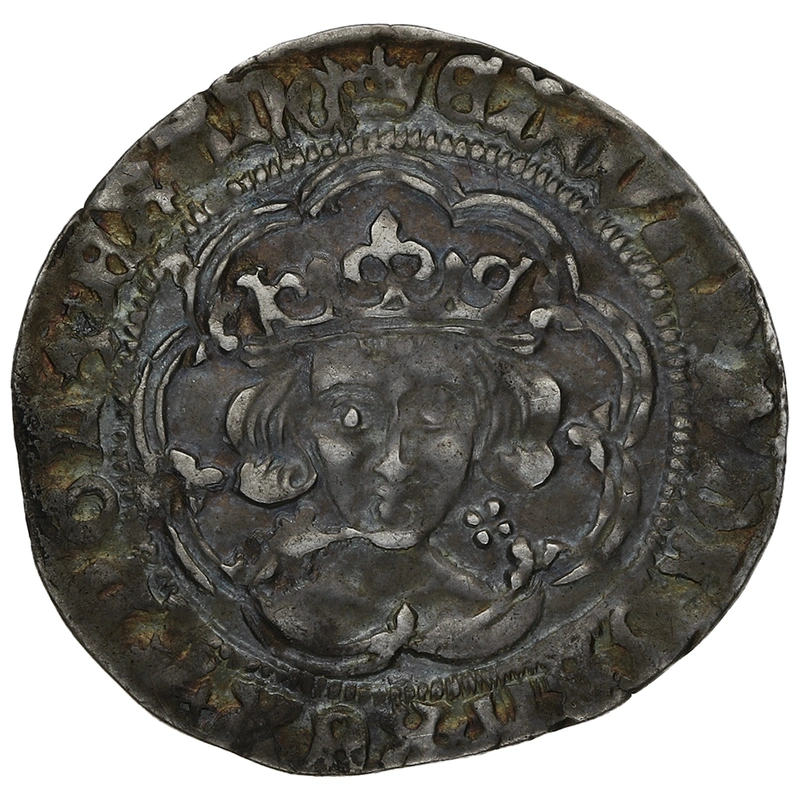 1467-1468 Silver Groat Fourpence Coin Edward IV Light Coinage London Mint