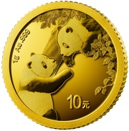 2023 1g Gold Chinese Panda Coin