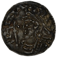 1016-1035 Cnut Silver Penny Hammered Short cross Type London Eadread