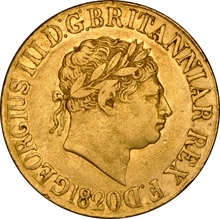 1820 Gold Sovereign - George 3rd NGC VF30