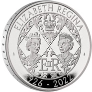 2022 - Silver £5 Proof Crown, Her Majesty Queen Elizabeth II Boxed