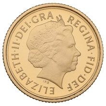 2009 Proof Gold Quarter Sovereign