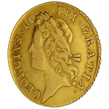 1735 Gold Guinea Coin George II