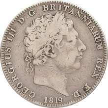 1819 Silver Crown Coin George III